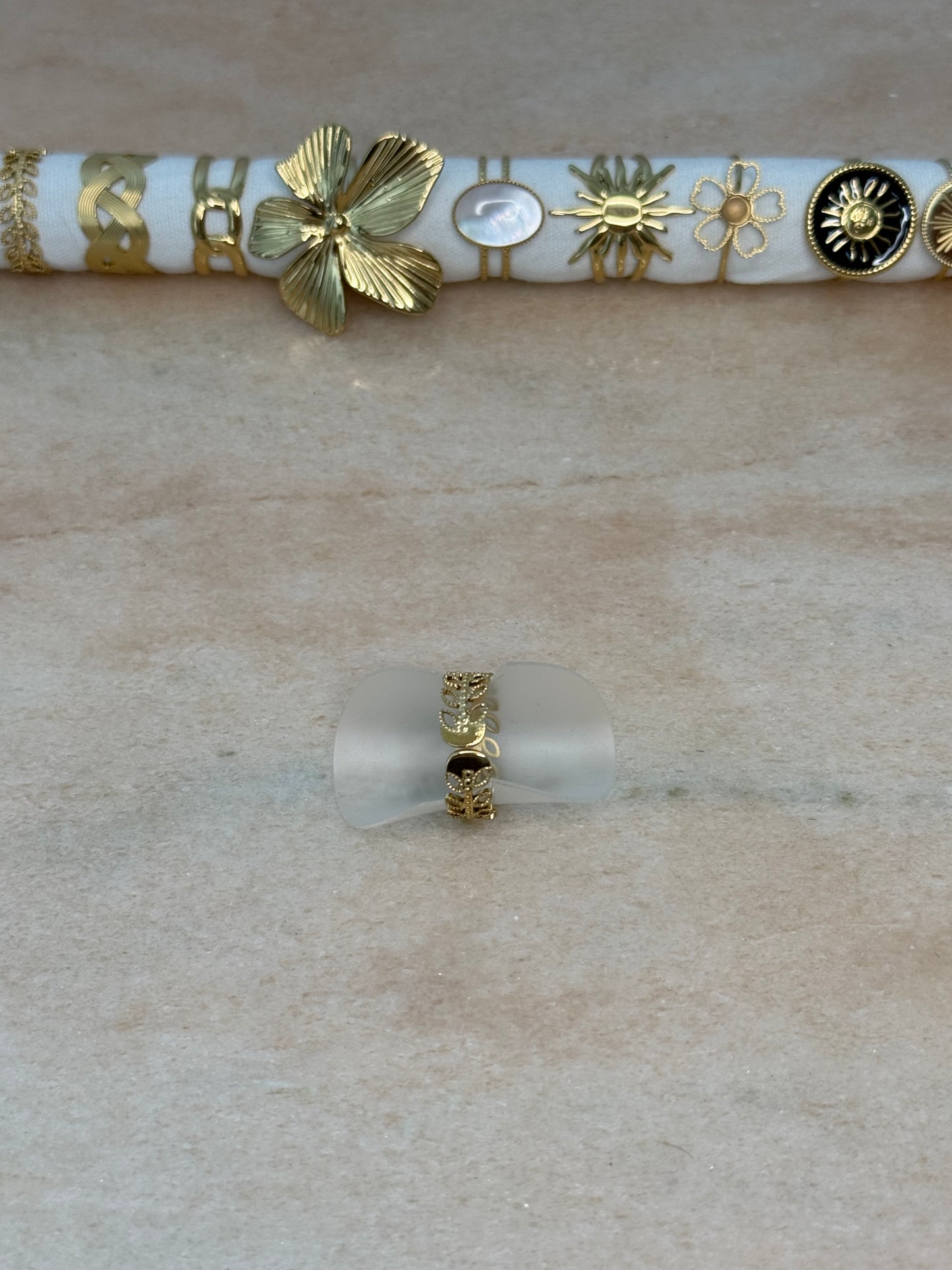 Bague Feuilles