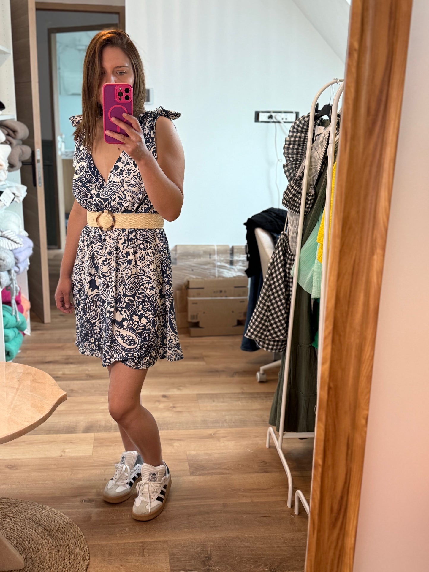 Robe Fleur courte
