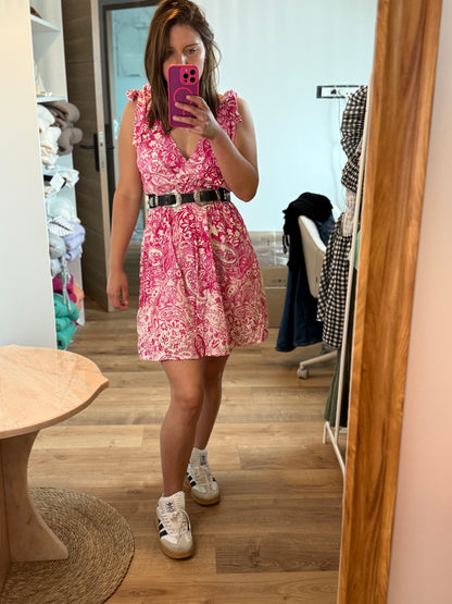 Robe Fleur courte