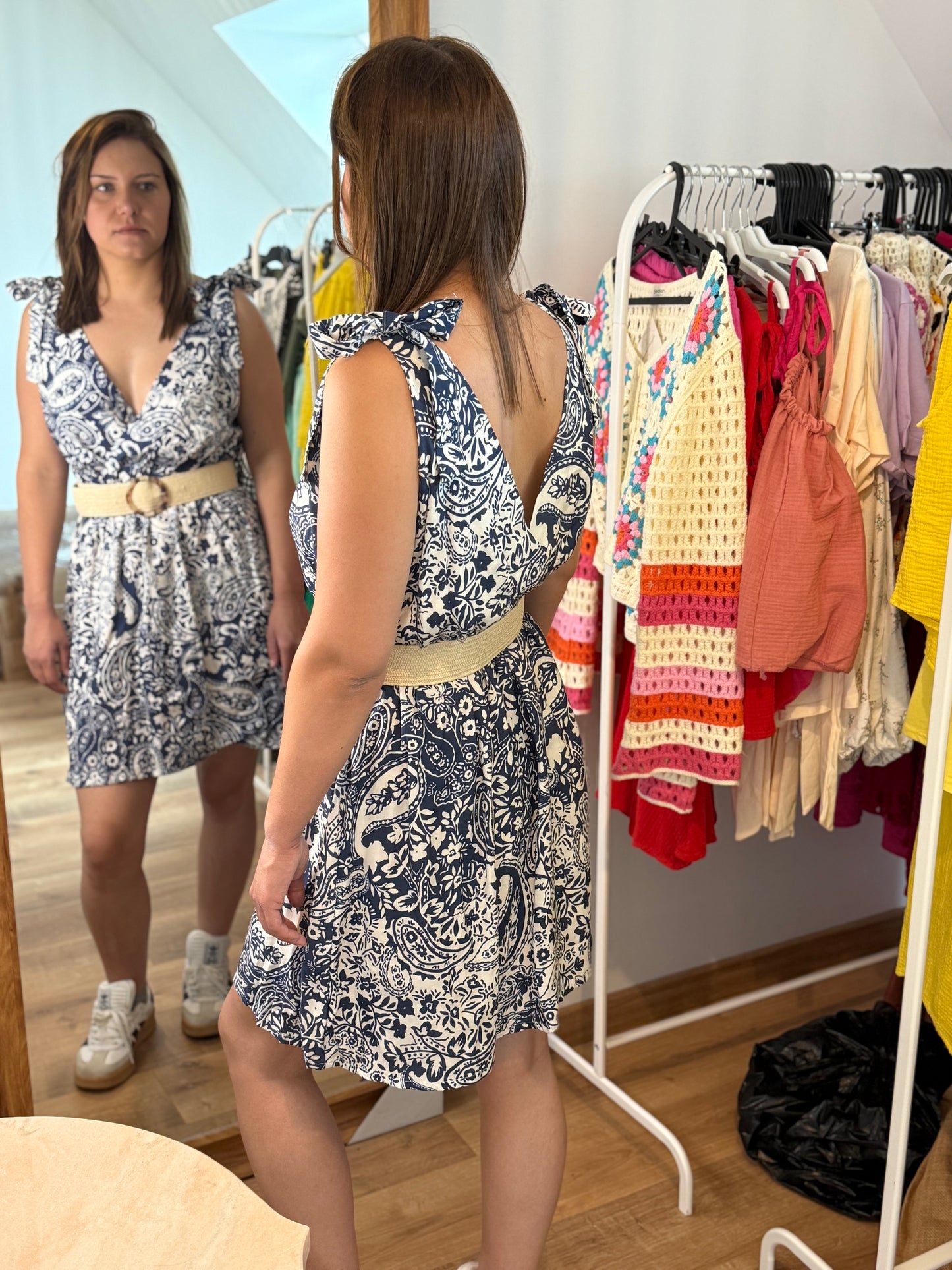 Robe Fleur courte